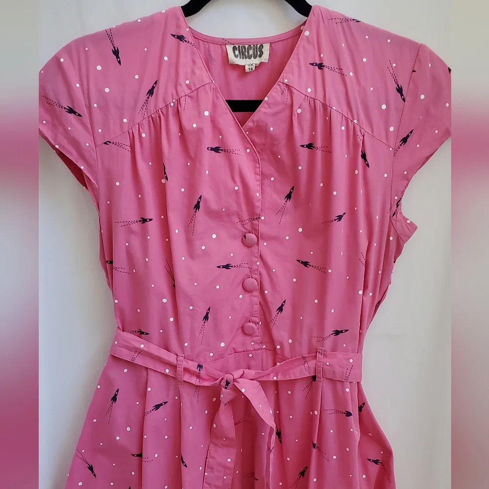 Circus Modcloth Ingrid Dress UK 16 - Picture 3 of 11